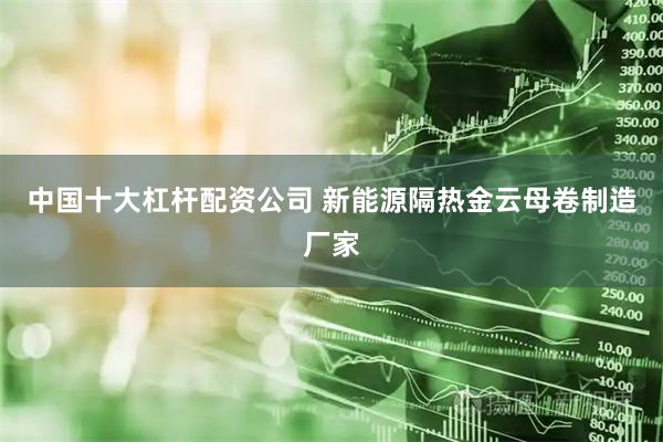 中国十大杠杆配资公司 新能源隔热金云母卷制造厂家